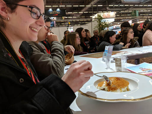Europain 2018 Enjoying François Perret Pear Dessert 